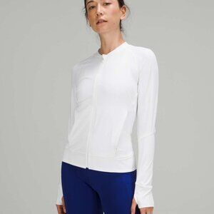 Lululemon UVP Run Jacket Nulux Fabric White